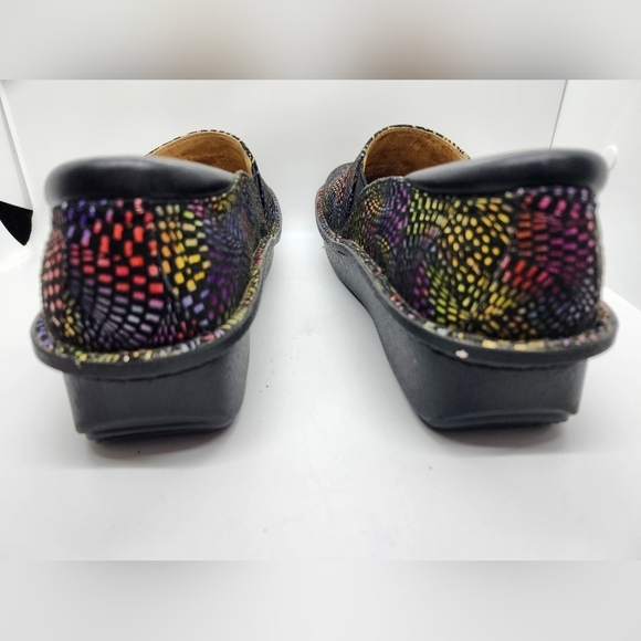 Alegria Leather Debra Viewmaster closed heel clog slip resistant sz 37/8 - Picture 8 of 9